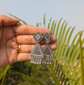 Oxidised Small Jhumka