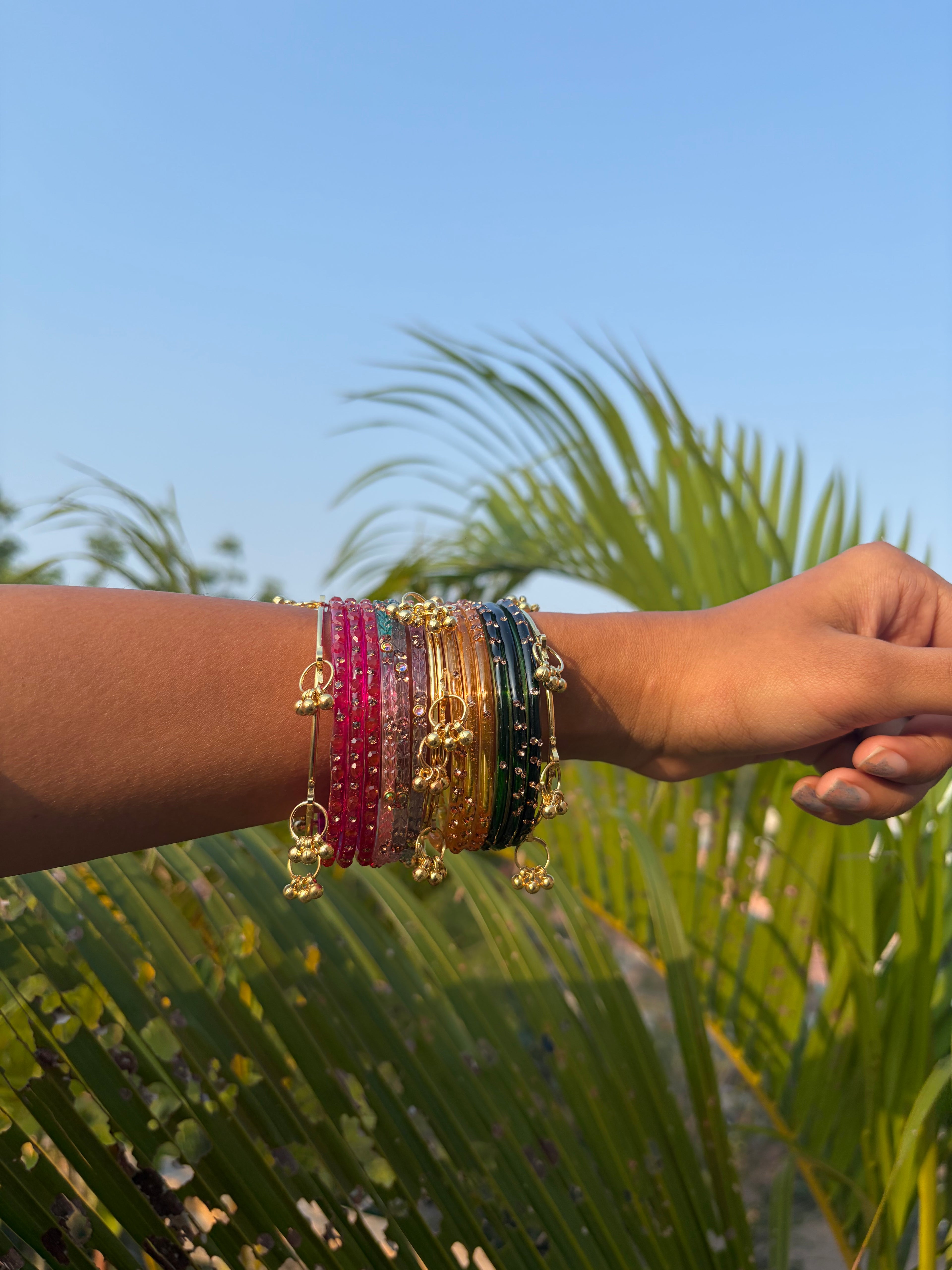 Kashmiri Bangles (multi-colour)
