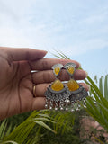 Oxidised Small Jhumka