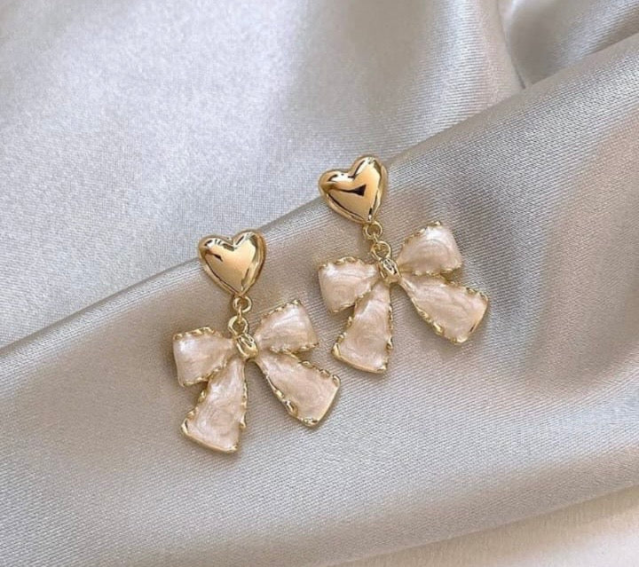 Anti tarnish Korean earrings