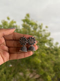 Oxidised Small Jhumka