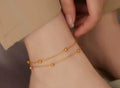 Anti tarnish anklets