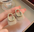 Anti tarnish Korean earrings
