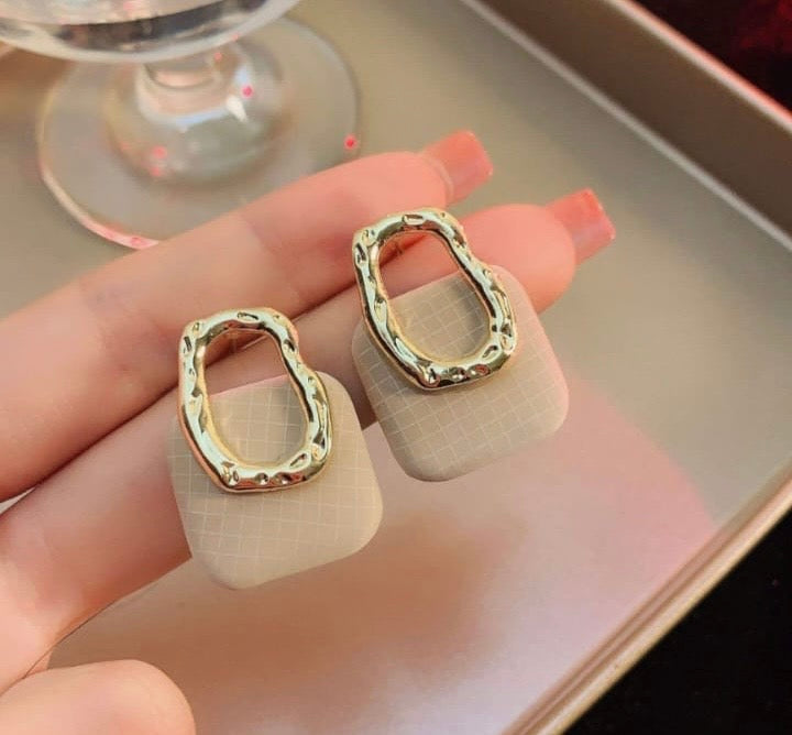 Anti tarnish Korean earrings