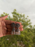 Oxidised Small Jhumka