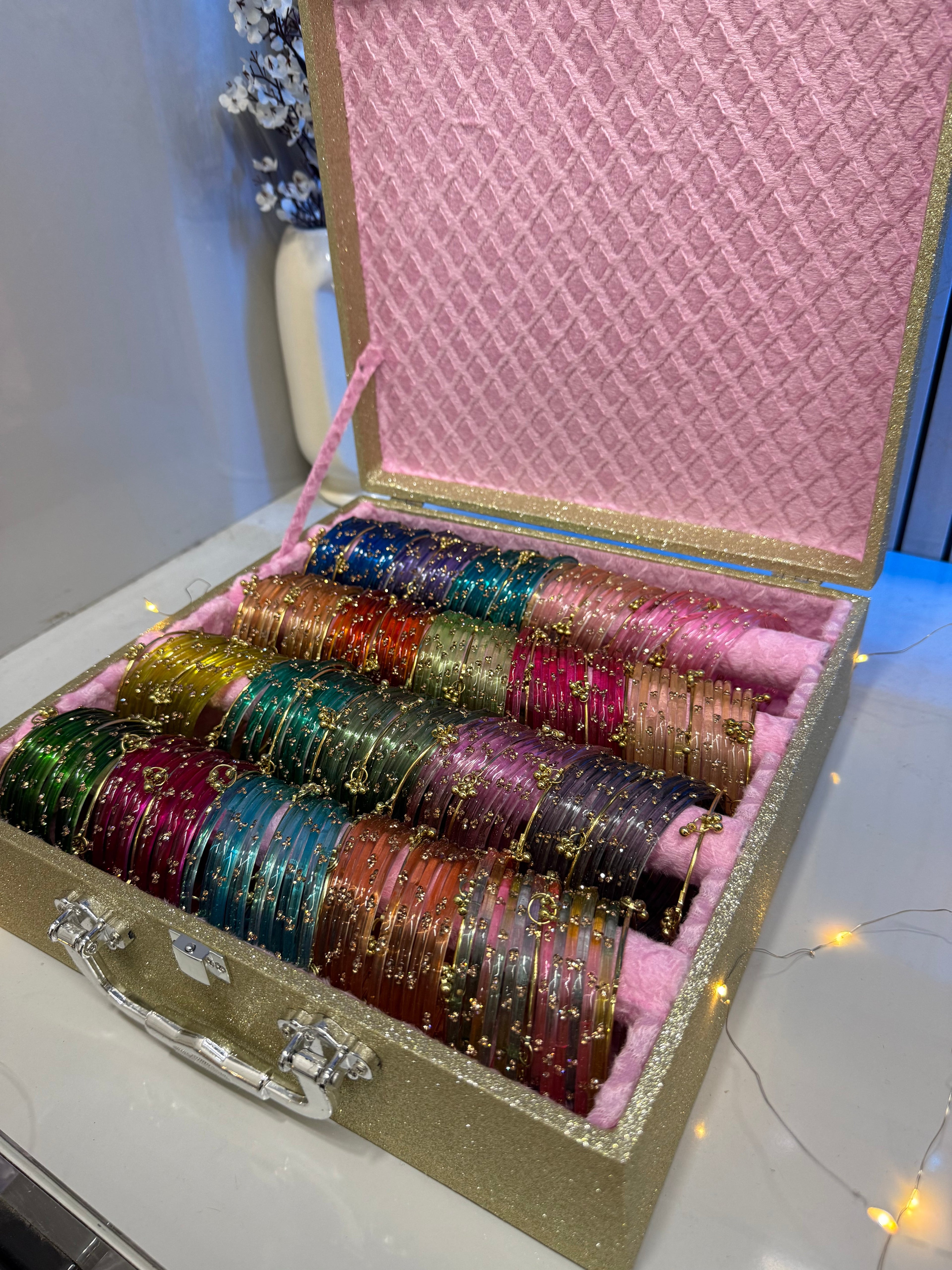 Kashmiri bangles box set 4 layer