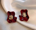 Anti tarnish Korean earrings