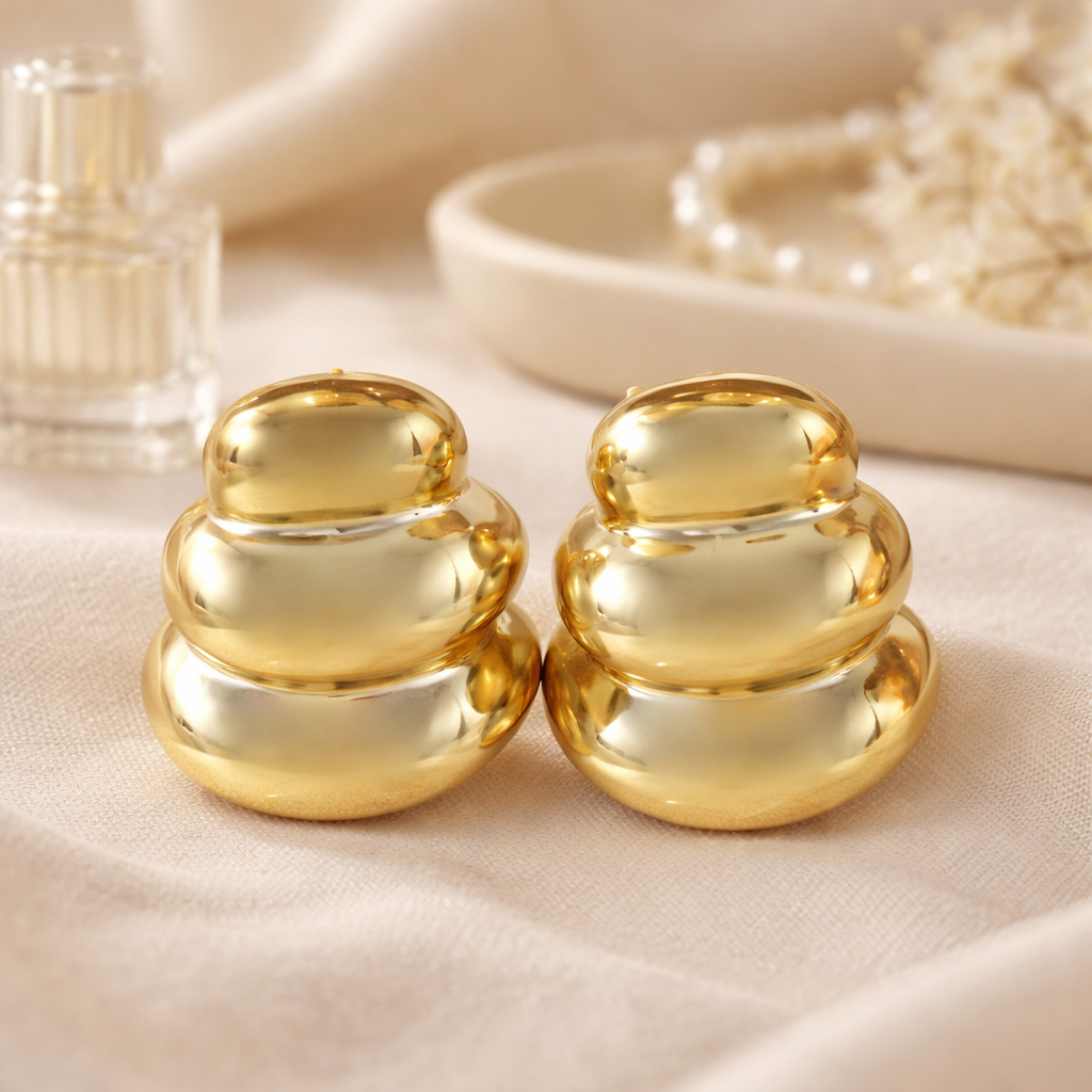 Anti tarnish earrings