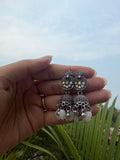 Oxidised Small Jhumka