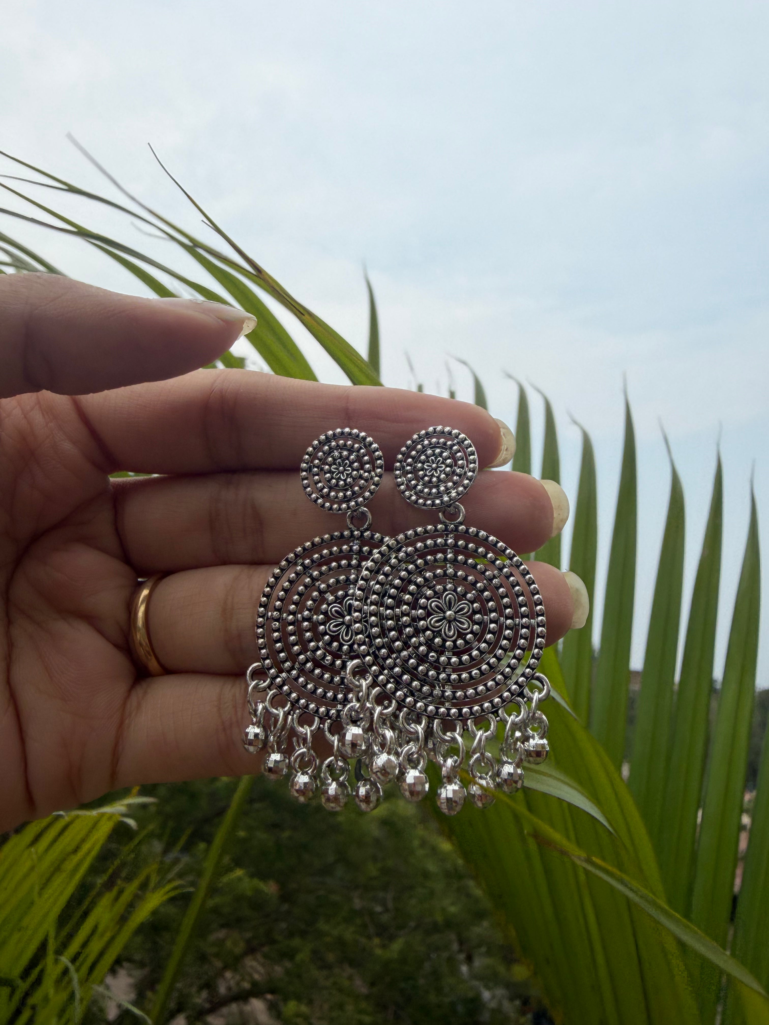 Oxidised Small Jhumka