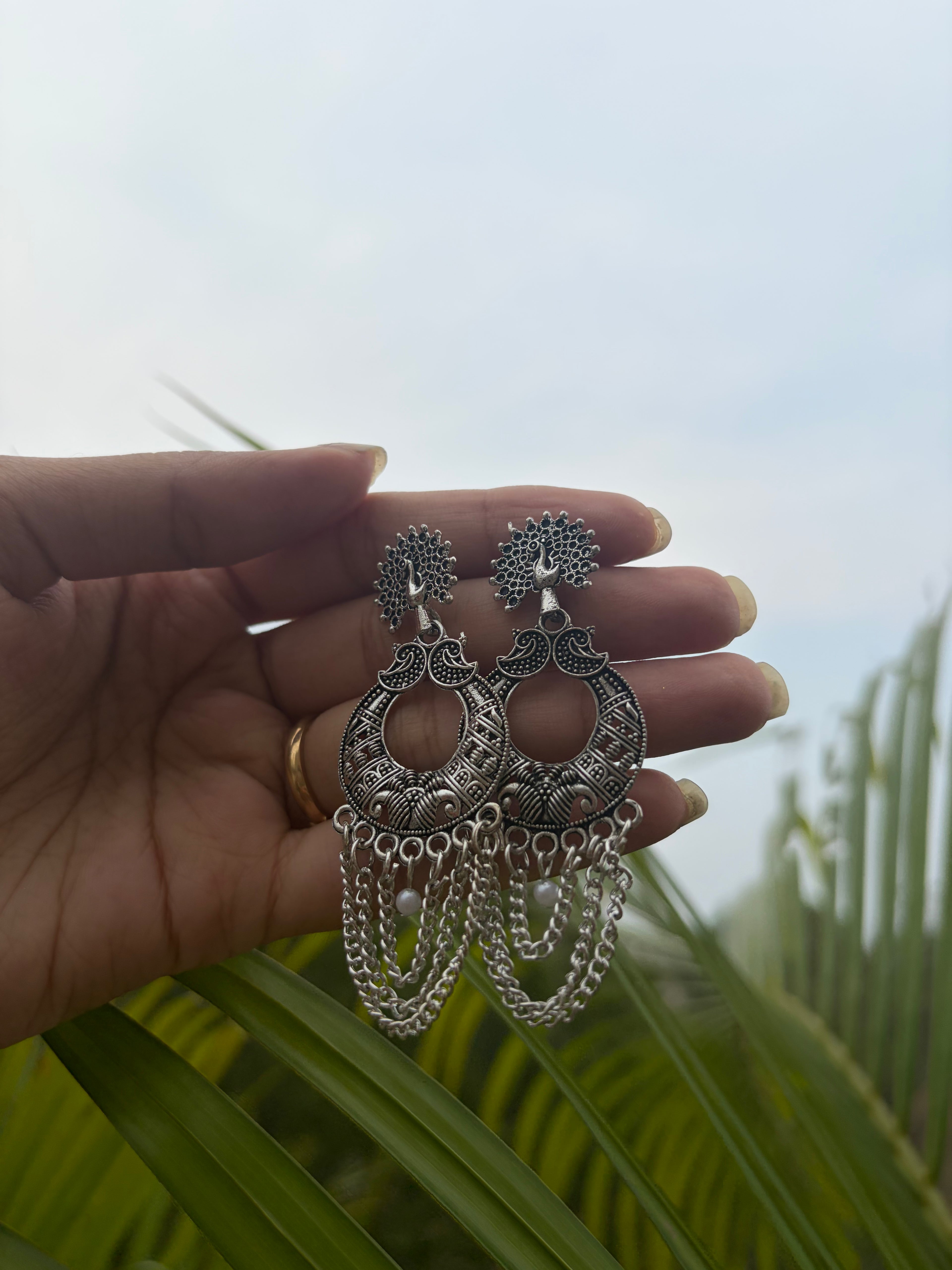 Oxidised Small Jhumka