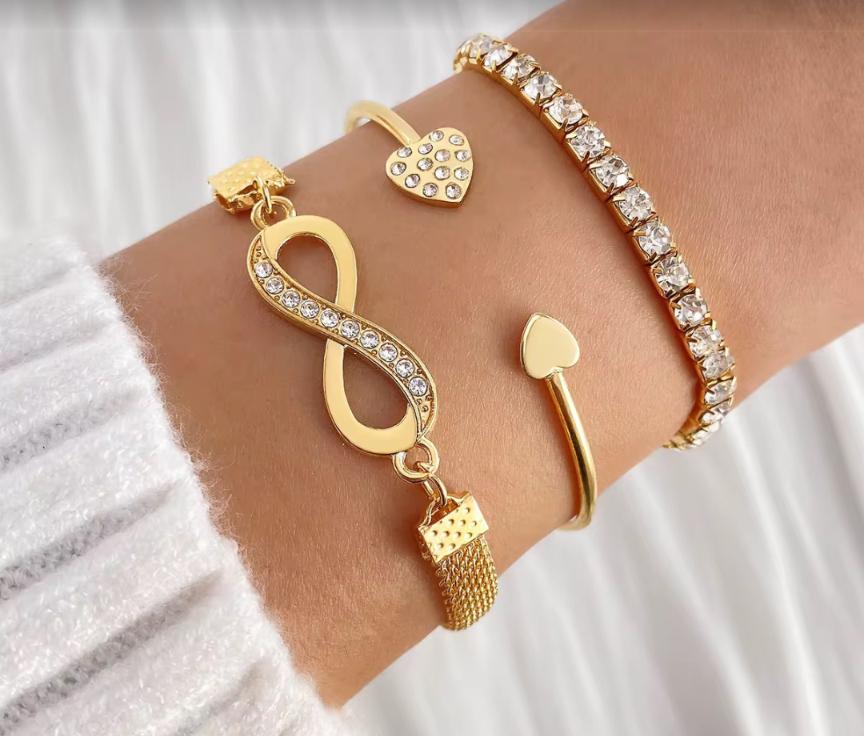 Stainless Steel Bracelet set