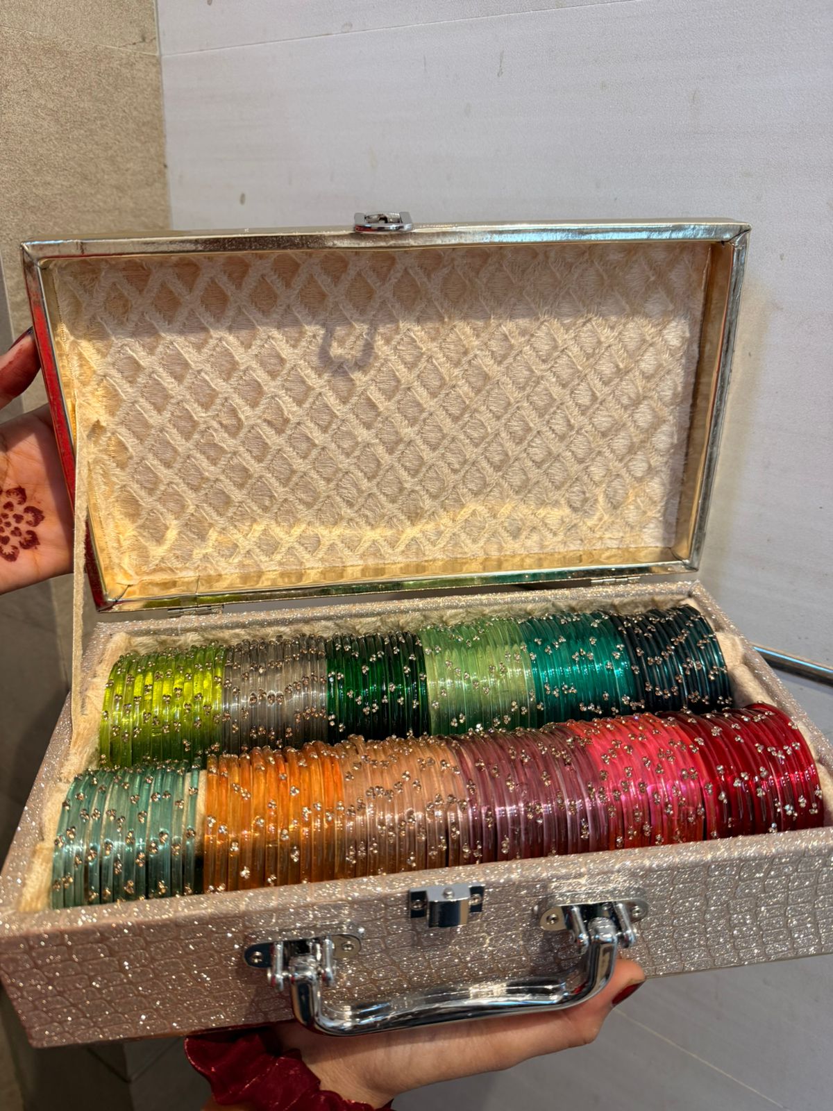 Kashmiri bangles box set 2 layer